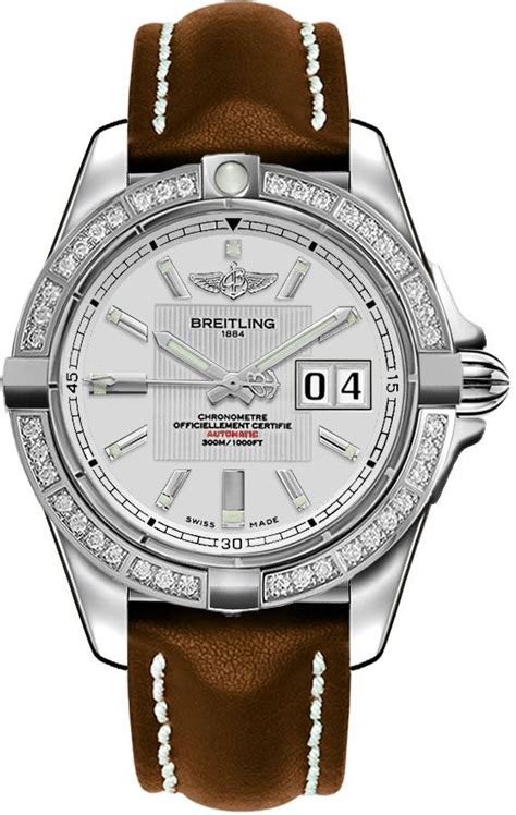 breitling galactic 41 diamond bezel.